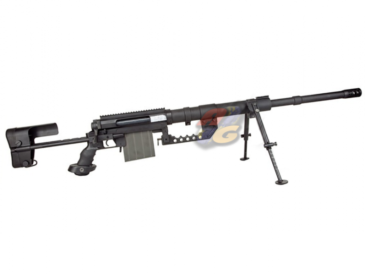 S&T M200 Sniper Rifle ( Air Cocking, BK ) - Click Image to Close