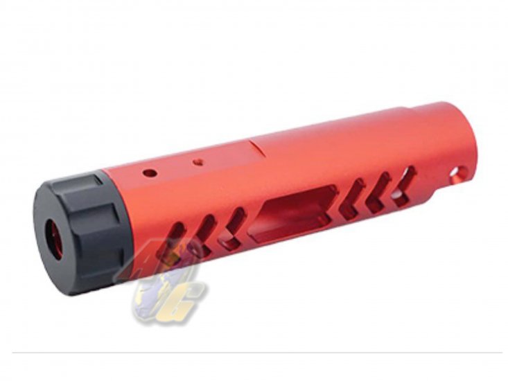 5KU CNC Aluminum Outer Barrel For Action Army AAP-01 GBB ( Type C/ Red ) - Click Image to Close