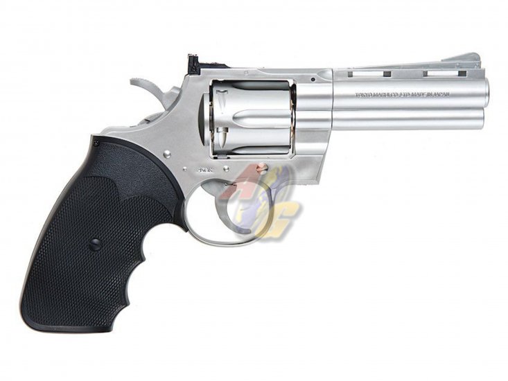 Tokyo Marui Python 357 Spring Revolver ( 4 inch/ Silver ) - Click Image to Close