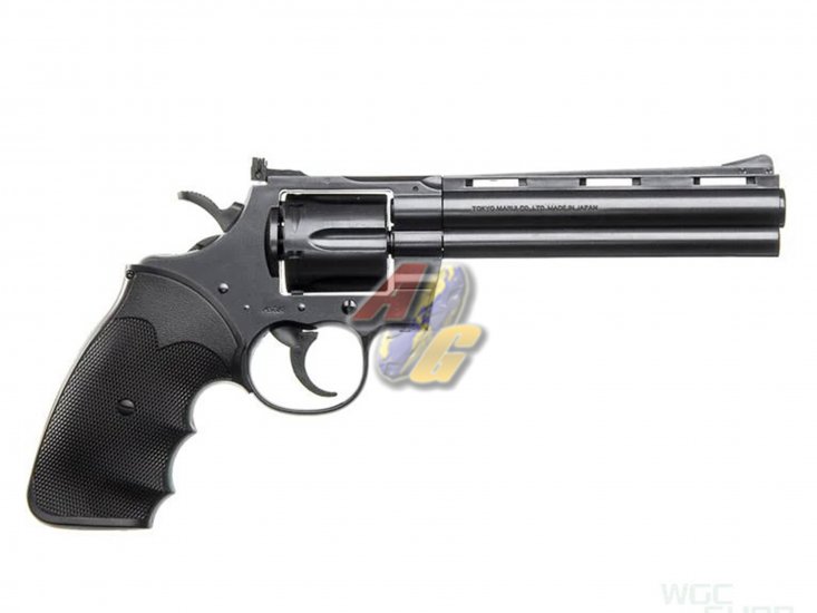 Tokyo Marui Python 357 Spring Revolver ( 6 inch/ Black ) - Click Image to Close