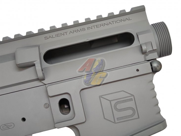 --Out of Stock--G&P Salient Arms Licensed Metal Body For Tokyo Marui M4/ M16, G&P F.R.S. Series AEG ( Gray ) - Click Image to Close