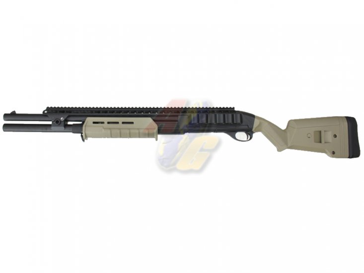 --Out of Stock--CYMA M870 M-Style KeyMod Tactical Air-Cocking Shotgun ( DE ) - Click Image to Close
