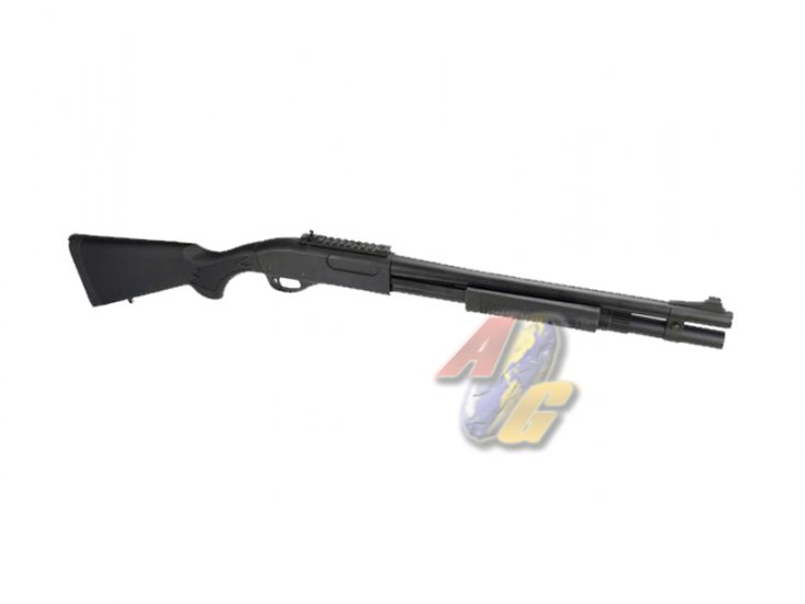 Golden Eagle M870 Tri-Burst Gas Pump Action Shotgun ( Black ) - Click Image to Close