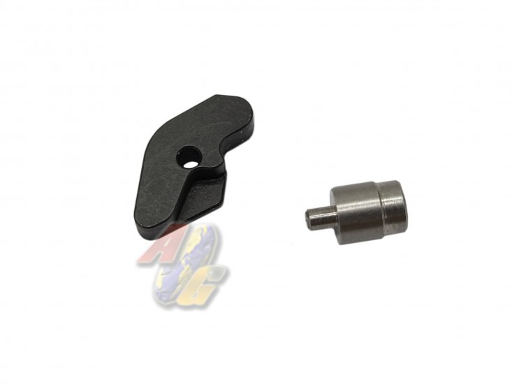 Iron Airsoft Steel CNC Bolt Stop Buffer For Tokyo Marui M4 Series GBB ( MWS ) - Click Image to Close
