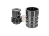 RGW X12 Style Airsoft Muzzle Brake with Blast Shield ( 14mm- )