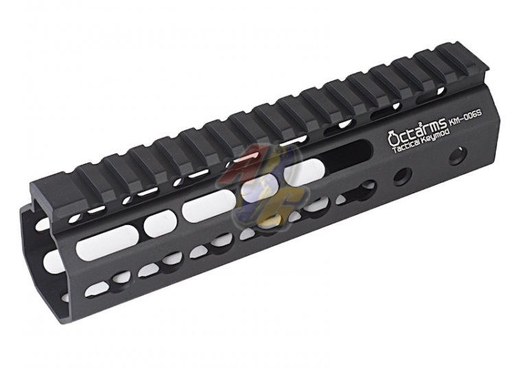 ARES Octarms 7 Inch Tactical KeyMod System Handguard Set ( Black ) - Click Image to Close