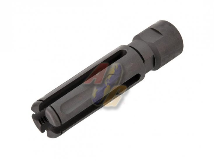 --Out of Stock--Armyforce Steel 14mm- CCW Long Flash Hider - Click Image to Close
