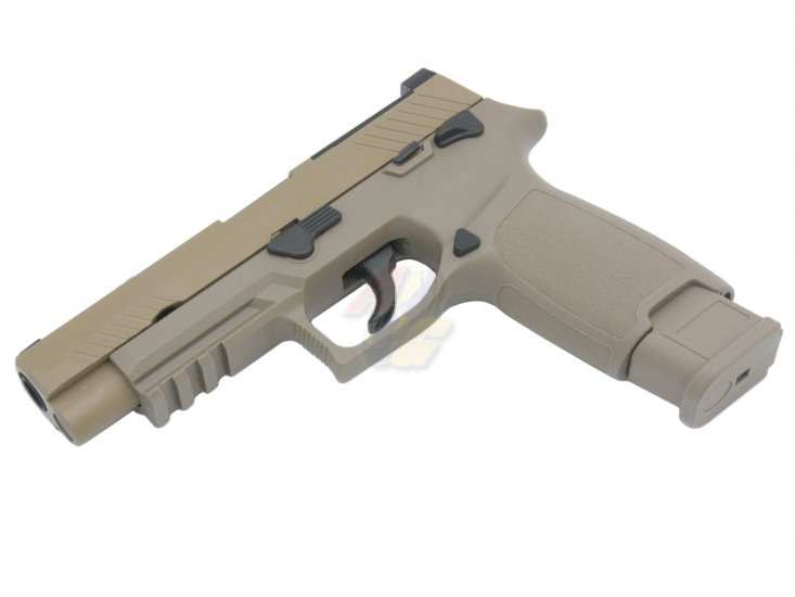 AEG F17 GBB Pistol ( Tan ) - Click Image to Close
