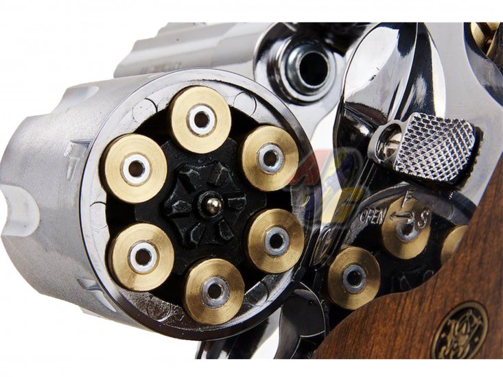 Umarex S&W M29 Co2 Revolver ( 8.5 Inch, SV/ BR ) ( by WinGun ) - Click Image to Close