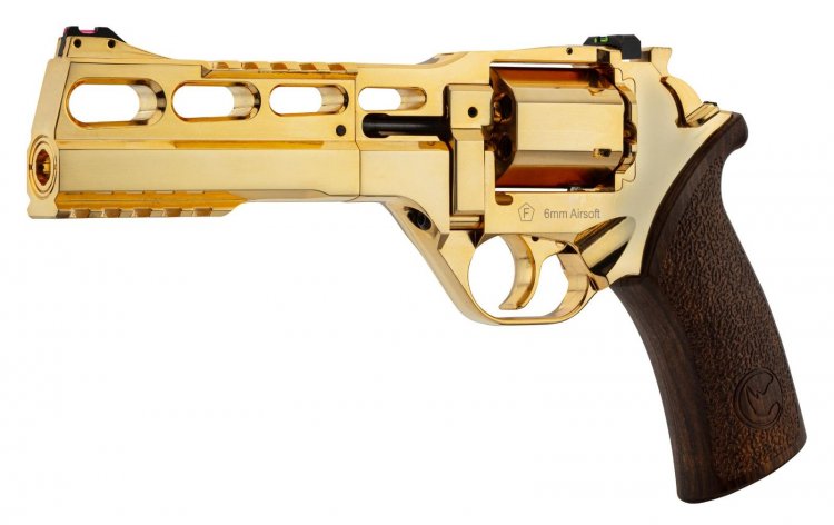 BO Chiappa Rhino 60DS .357 Magnum Co2 Revolver Limited Edition ( 18K Real Gold ) - Click Image to Close