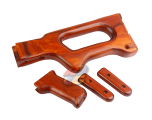 --Out of Stock--A&K Real Wooden Handguard and Stock Kit For PKM Series AEG
