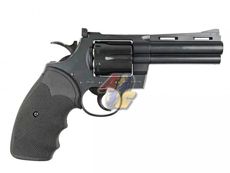 Tokyo Marui Python 357 Spring Revolver ( 4 inch/ Black ) - Click Image to Close