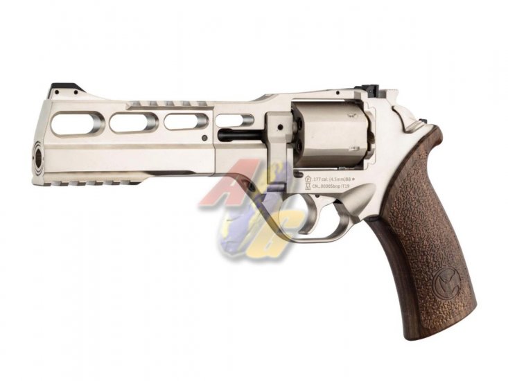 BO Chiappa Rhino 60DS .357 Magnum Co2 Revolver ( Silver ) - Click Image to Close
