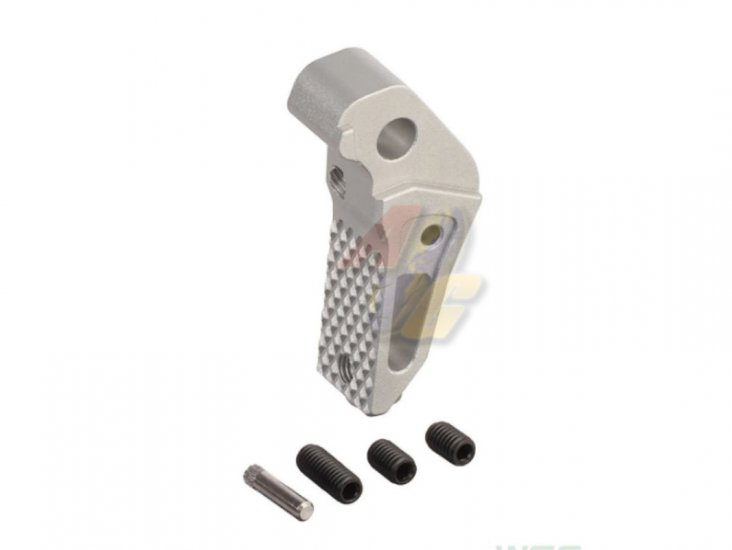 TTI Airsoft Tactical Adjustable Trigger For G Series GBB ( Silver ) - Click Image to Close