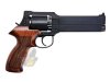--Out of Stock--Marushin Mateba 6 inch Gas Revolver ( Matt Black, Heavy Weight, Wood Grip )