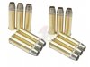 Gun Heaven Full Metal Brass Shells For Umarex SAA 6mm Co2 Revolver (12pcs)