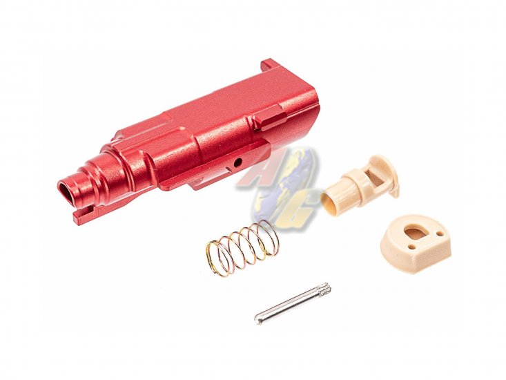 COWCOW Technology Aluminum Nozzle For Action Army AAP-01 GBB ( Red ) - Click Image to Close