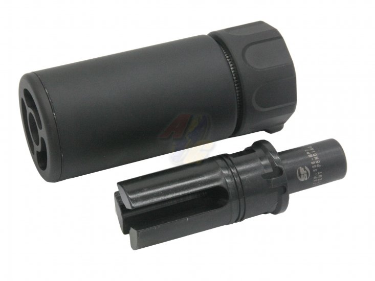 5KU QD WARDEN Silencer For KWA/ KSC MP7 Series GBB ( 12mm+/ BK ) - Click Image to Close