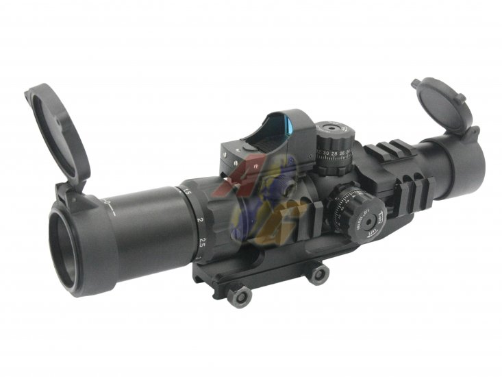 --Out of Stock--V-Tech 1-4x28 Assault Scope with Red Dot Sight - Click Image to Close