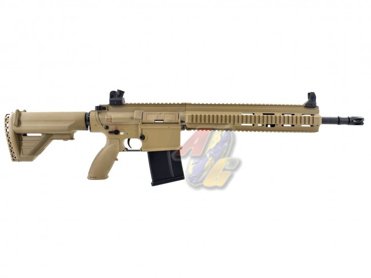 Golden Eagle 417 Full Metal AEG with Mosfet ( Polymer Version/ 470rds Hi-Cap MAG/ Cerakote Tan ) - Click Image to Close