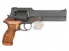 --Out of Stock--Marushin Mateba Revolver 6mm X-Cartridge Series with Wooden Grip ( BK, Heavy Weight )
