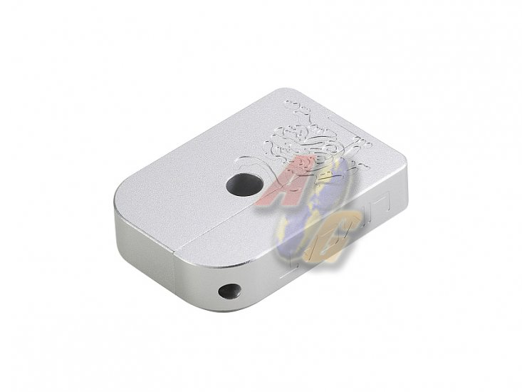 --Out of Stock--AIP CNC Limcat Puzzle Magazine Base For Tokyo Marui Hi-Capa Series GBB ( Silver/ S ) - Click Image to Close