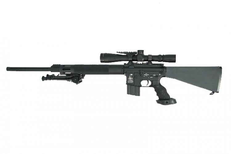 King Arms 24" Free Float Heavy Barrel Sniper Rifle - Click Image to Close