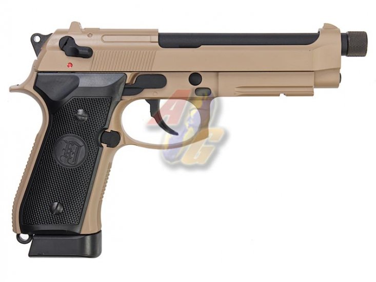 KJ M9A1 Co2 GBB with Threaded Barrel ( TAN ) - Click Image to Close