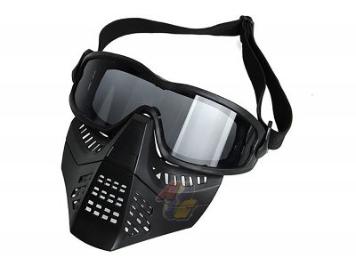 --Out of Stock--TMC Impact-Rated Goggle with Removeable Mask ( BK )