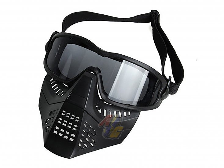 --Out of Stock--TMC Impact-Rated Goggle with Removeable Mask ( BK ) - Click Image to Close