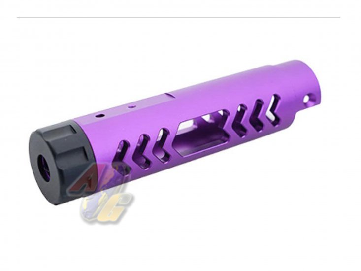 5KU CNC Aluminum Outer Barrel For Action Army AAP-01 GBB ( Type C/ Purple ) - Click Image to Close