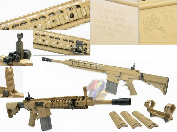 --Out of Stock--ARES SR25 Carbine AEG ( Tan ) - Click Image to Close