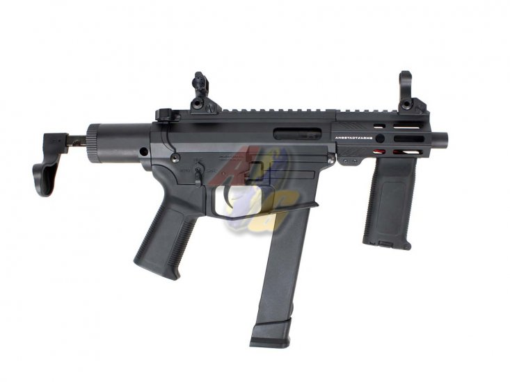 S&T/ EMG Angstadt Arms SCW-9 Full Metal G3 AEG ( BK ) - Click Image to Close