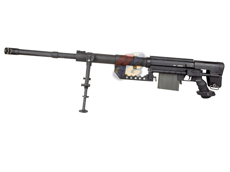 S&T M200 Sniper Rifle ( Air Cocking, BK ) - Click Image to Close