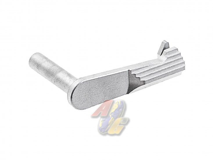 SAVIA CNC Steel Infinity Style Slide Lock For Tokyo Marui Hi-Capa Series GBB ( Silver ) - Click Image to Close