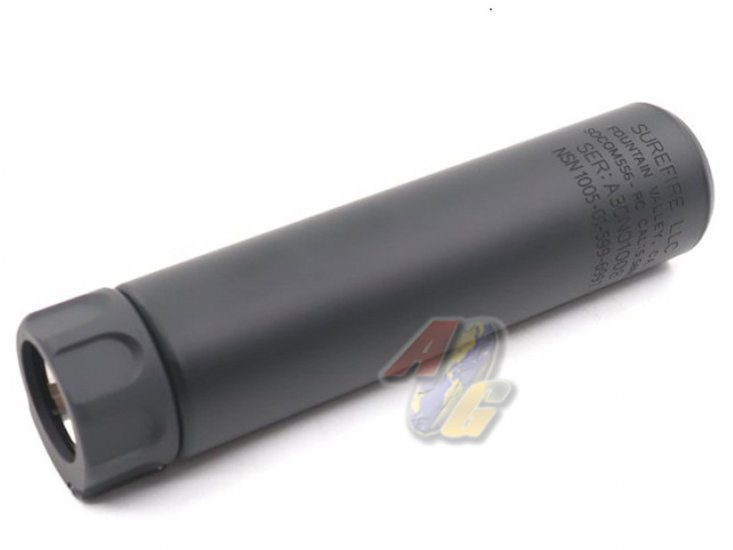 BJ Tac SOCOM556 RC1 Stainless Steel Dummy Silencer ( Black ) - Click Image to Close