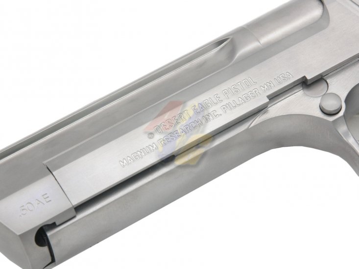 --Out of Stock--Cybergun/ WE Full Metal Desert Eagle .50AE Pistol ( Japan Version/ Silver/ Licensed by Cybergun ) - Click Image to Close