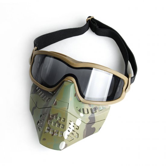 --Out of Stock--TMC Impact-Rated Goggle with Removeable Mask ( Multicam ) - Click Image to Close