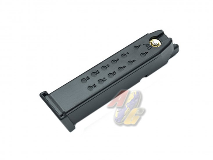 Guarder Light Weight Aluminum Magazine For Tokyo Marui G Series GBB ( .40 Marking/ Black ) - Click Image to Close