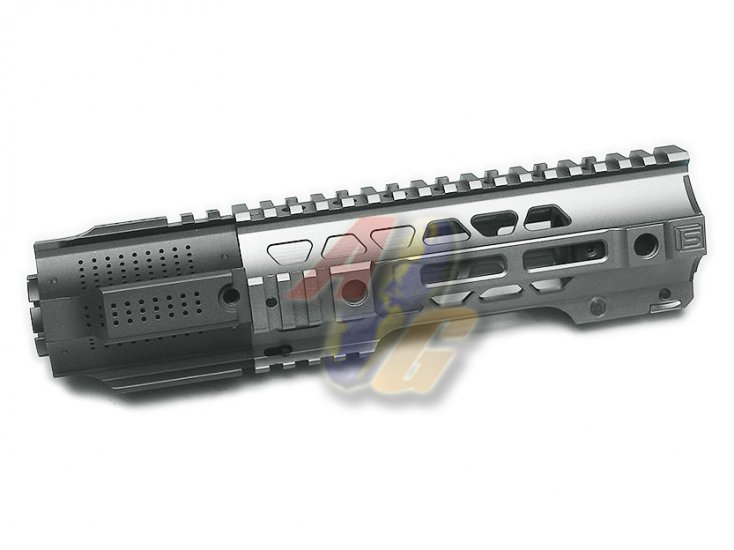 --Out of Stock--G&P CQB Railed Handguard with SAI QD System For Tokyo Marui M4/ M16 Series ( Gray ) - Click Image to Close