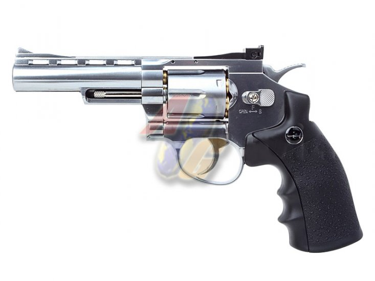 --Out of Stock--GUN HEAVEN 4 inch Magnum CO2 Revolver ( 4.5mm/ Silver ) - Click Image to Close