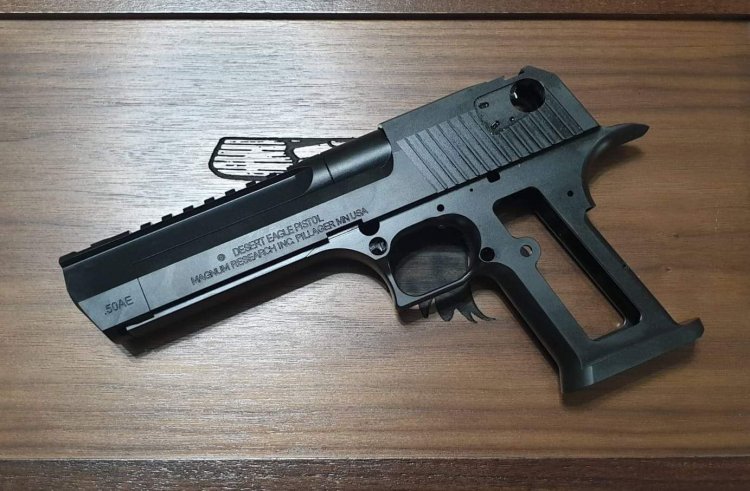 --Out of Stock--ALC Custom Desert Eagle.50 Steel Conversion Kit For Cybergun/ WE Desert Eagle GBB ( Dead Pool/ BK ) - Click Image to Close