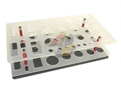 --Out of Stock--AIP Acrylic 33 Holes Shelf Tool Stand