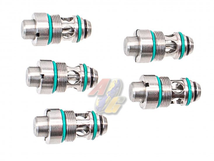 T8 Steel Output Valve For EMG Lancer Systems MWS Gas Magazine ( 5pcs ) - Click Image to Close