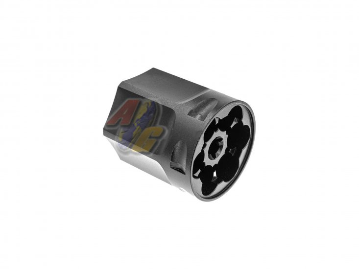 CL Aluminium CNC Hexagon Cylinder For ASG Dan Wesson 715 Co2 Revolver ( BK ) - Click Image to Close