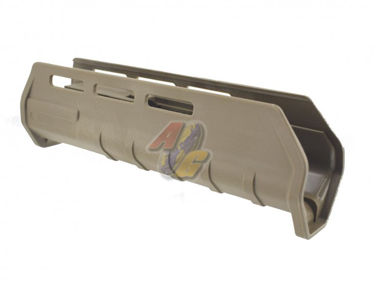 --Out of Stock--Golden Eagle M870 Gas Pump Action Shotgun MP-Style Handguard ( Tan ) - Click Image to Close