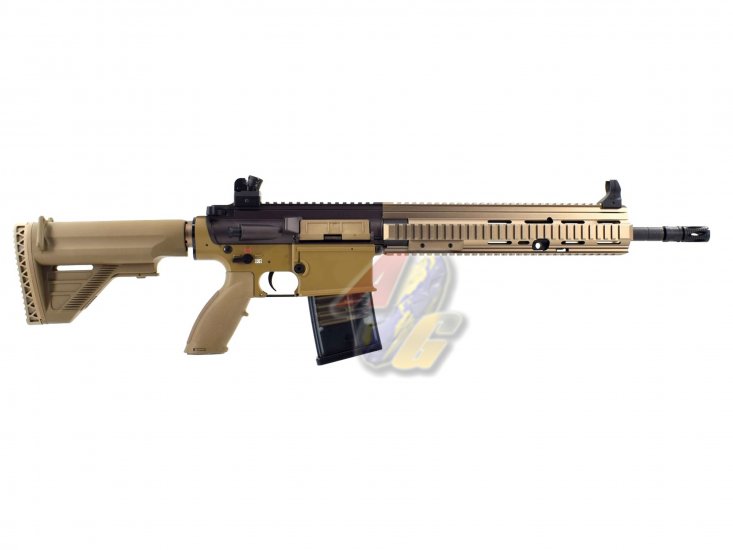 --Out of Stock--Golden Eagle 417 Full Metal AEG with Mosfet ( 70rds Mid-Cap MAG/ Cerakote Tan ) - Click Image to Close
