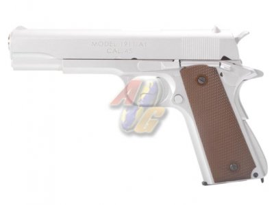 --Out of Stock--King Arms CNC Metal M1911-A1 CAL .45 GBB Pistol ( Silver )