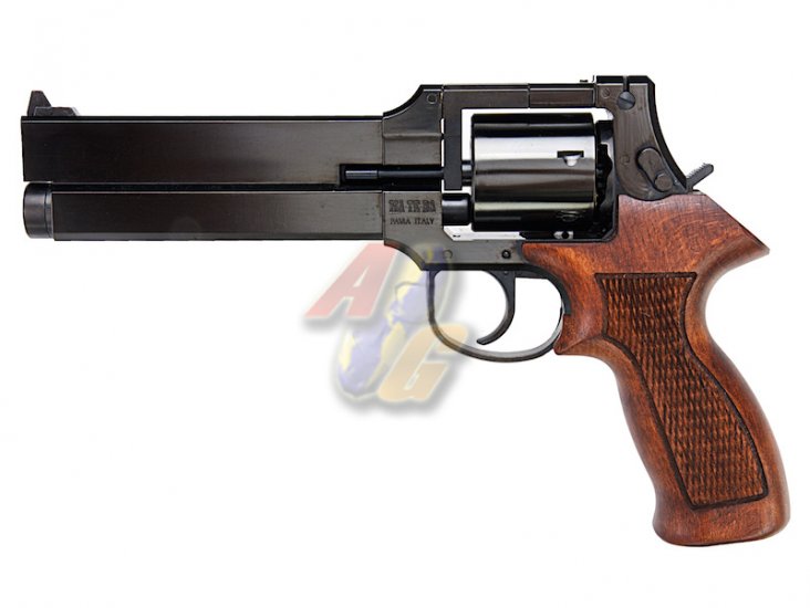 --Out of Stock--Marushin Mateba Revolver 6mm X-Cartridge Series ( W Deep Black Wood Grip Version ) - Click Image to Close