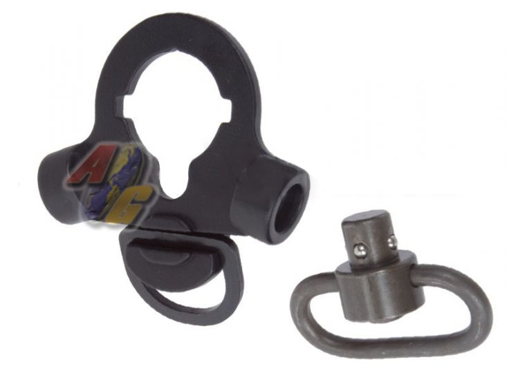 Armyforce Tactical QD Dual Receiver Sling Swivel For M4 Series AEG - Click Image to Close
